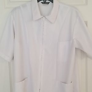 MR.Barco White barber groomer stylist jacket